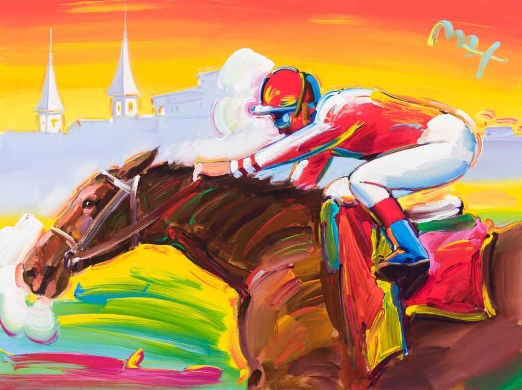 Kentucky Derby, 2000, by Peter Max 